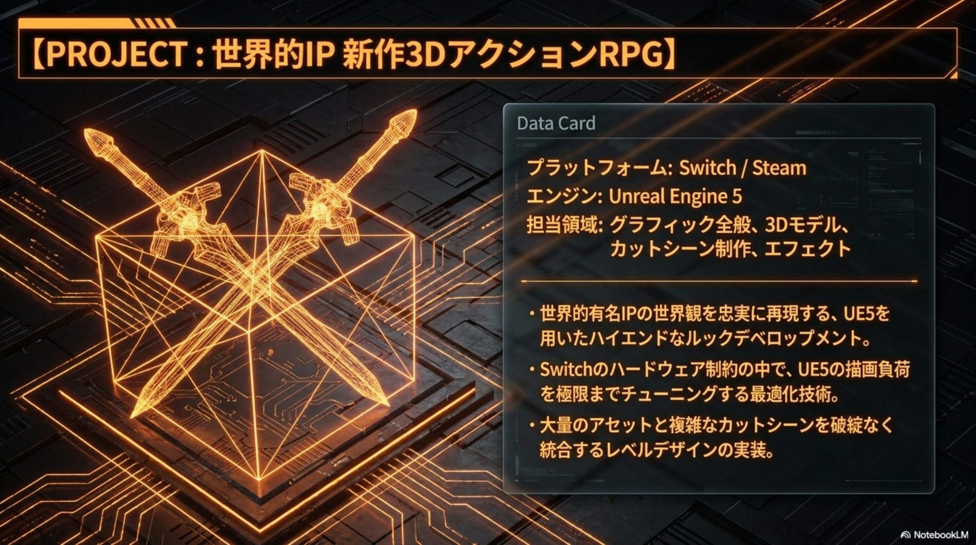世界的IPの新作3DアクションRPG